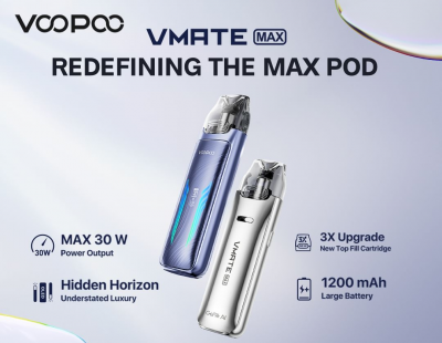 VooPoo VMATE MAX 1200mAh KIT (Neon Blue)